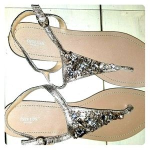 Rose Gold Dress Sandals Davids Bridal